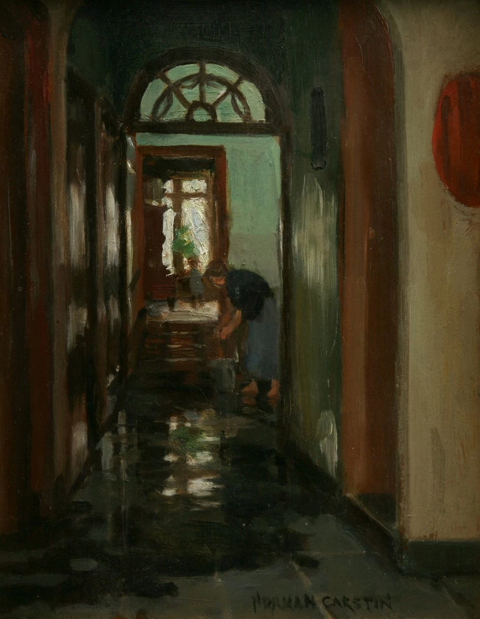 Sabato - Una vista interna della casa di Garstin